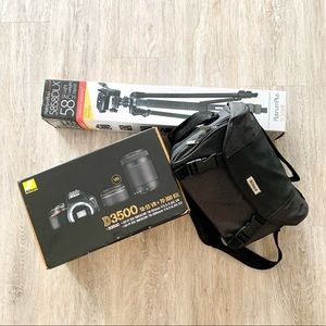 Nikon 3500 DSLR Camera Set plus Tripod & Bag!